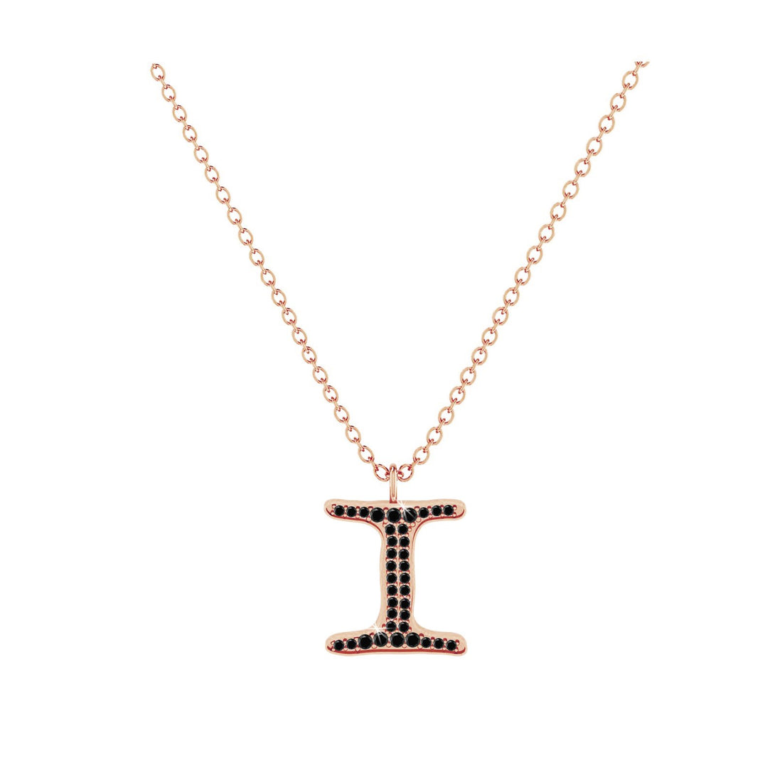 I - Letter Name Necklace Initial Necklace